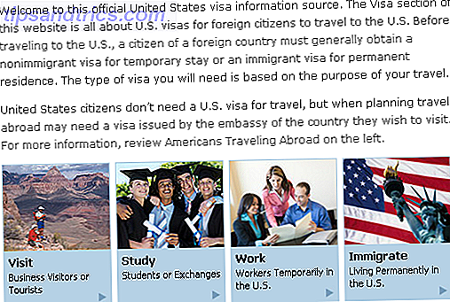 6 mest nyttige amerikanske regeringswebsteder for internationale rejsende rejsedatabase visa