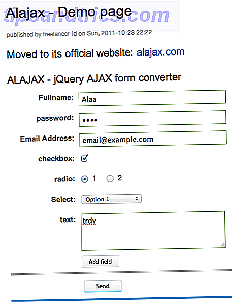 konvertera formulär till ajax