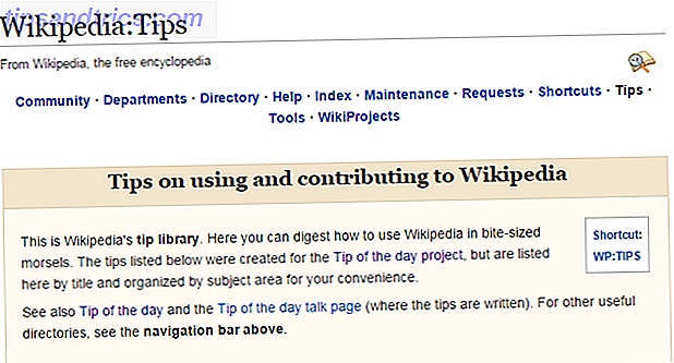 Wikipedia Tip Library
