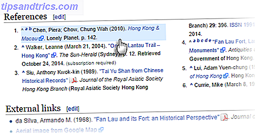 Riferimenti di Wikipedia