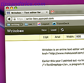 Writebox ist ein Online-Texteditor mit einer extrem einfachen Oberfläche.  Noch besser: Sie können es mit Ihrem Dropbox-Konto verbinden, um jede Datei zu bearbeiten, die Sie mit diesem Dienst speichern.