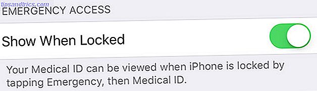 Mostrar identificación médica cuando está bloqueado en el iphone