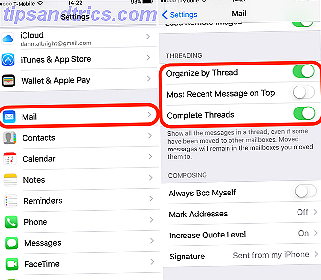 iOS 10 Feature Mail Threading