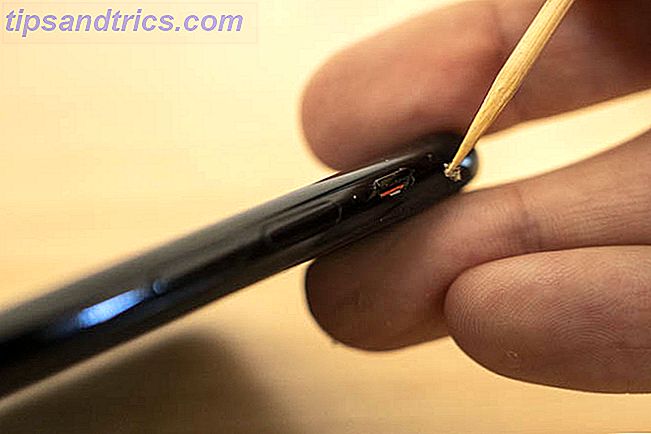 Limpieza de mute de iPhone alternar con Toothpick