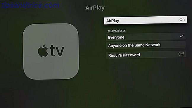 Schalten Sie AirPlay auf Apple TV ein oder aus