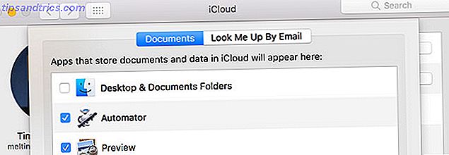 Gem skrivebord og dokumenter i iCloud