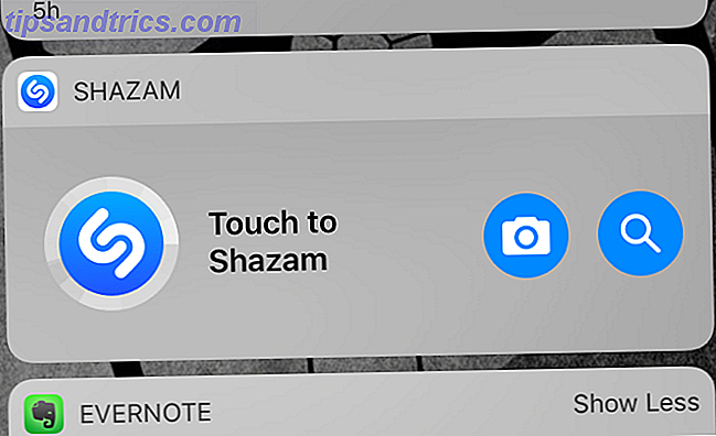iOS 10 Shazam Widget