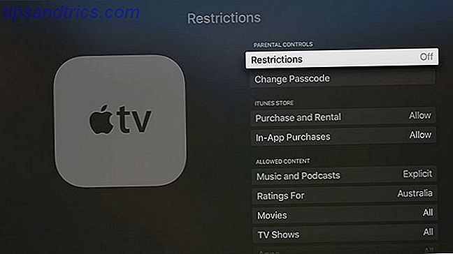Einrichten und Verwenden Ihrer Apple TV Apple TV-Einschränkungen 1