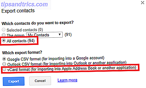Come importare i contatti di Gmail in esportazione con i contatti di iCloud gmail