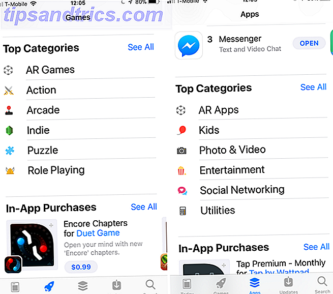 Ios App Store kategorier