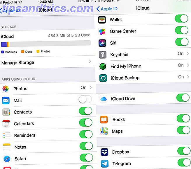 configurer de nouveaux paramètres iphone - iCloud