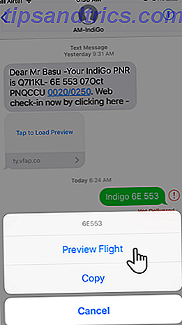 Es gibt zwei Möglichkeiten, um einen Flug in der Luft zu verfolgen, die in iOS gebacken werden.