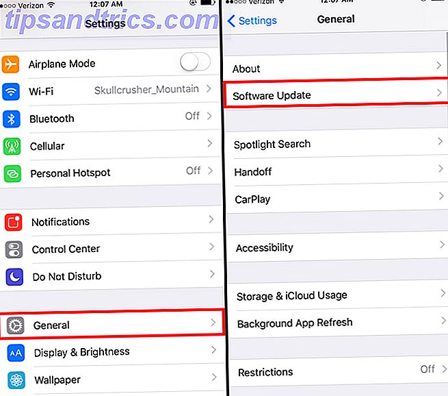 Hoe u uw iPhone kunt updaten: iOS, apps en back-ups van gegevens iphonesettingstogeneral