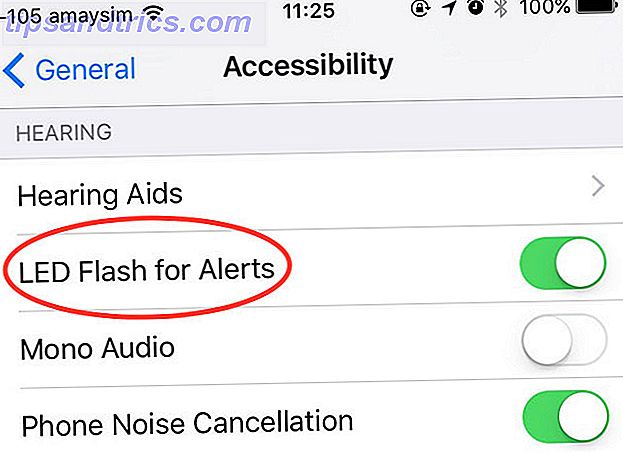 Tome el control de las notificaciones de iOS en su iPhone o iPad flash led