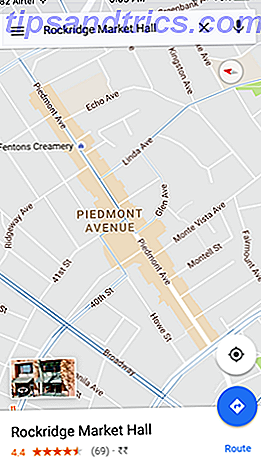 Interessegebieden in Google Maps
