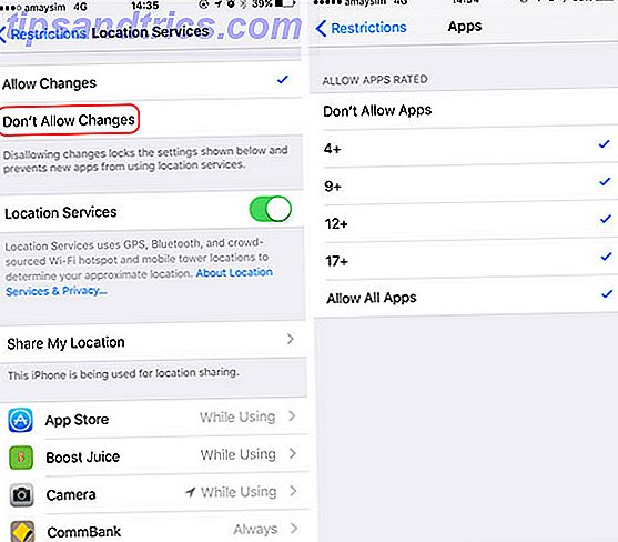Lås ned dit barns iPhone Access & Hide Apps med iOS Restrictions location allowedapps