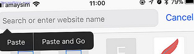 iOS Safari Einfügen und Go