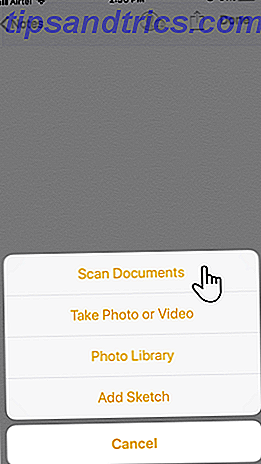 Scanner de documentos iOS