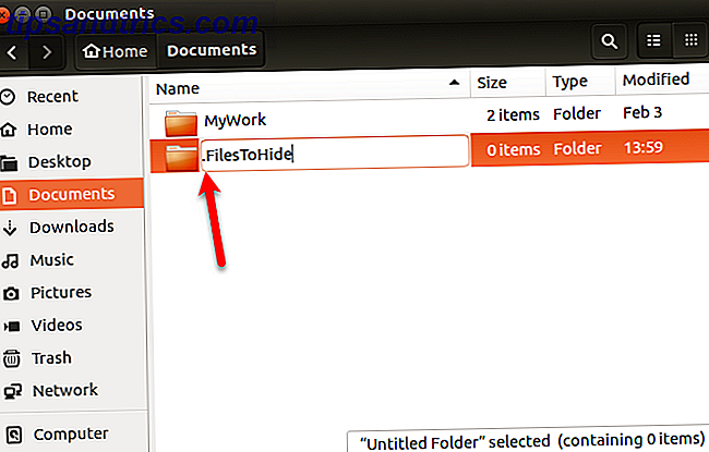 Cambiar el nombre de una carpeta oculta en Nautilus en Ubuntu