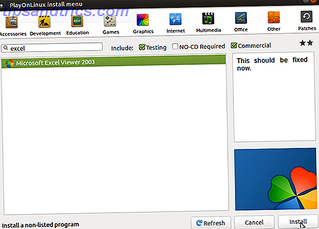 linux Excel playonlinux Excel-Viewer