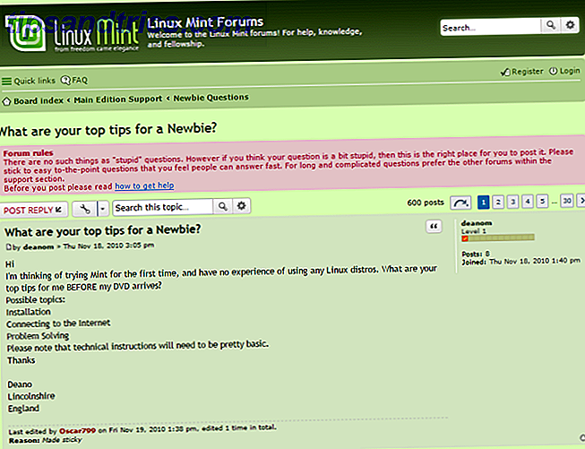 linux mint forum