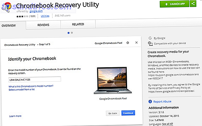 Chromebook Recovery App herunterladen