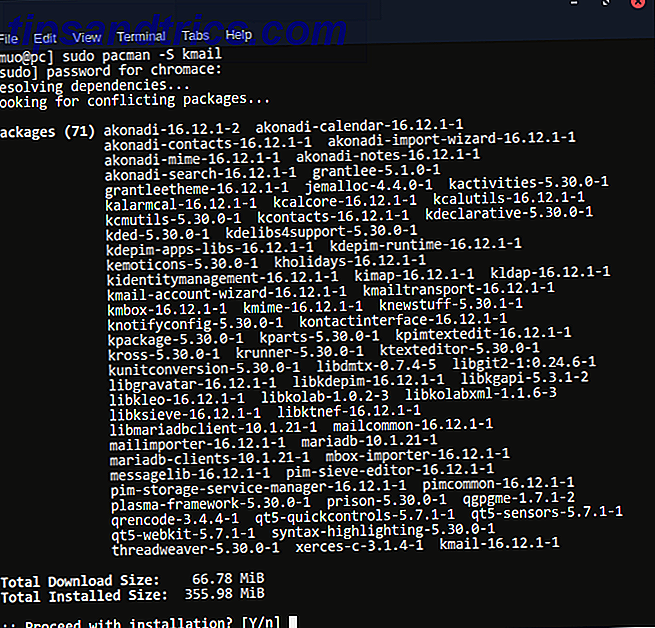 Cómo instalar las X-Apps de Linux Mint en Ubuntu KMail Dependencies