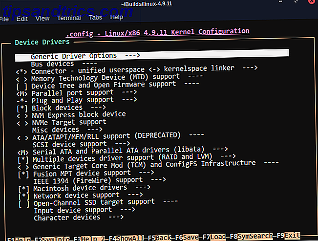 Sådan kompilerer du din egen Linux-kerne Lav Nconfig