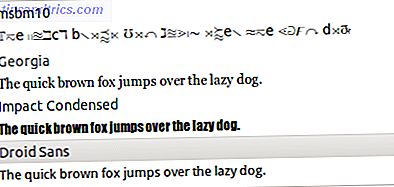 linux lettertypen