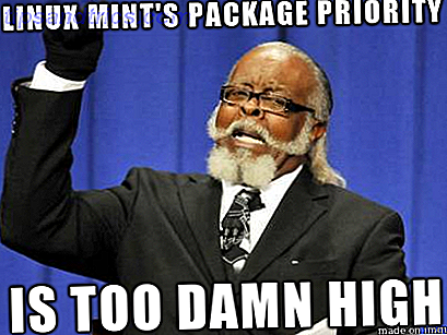 linux-mint-pakke-prioritet altfor jævla høy
