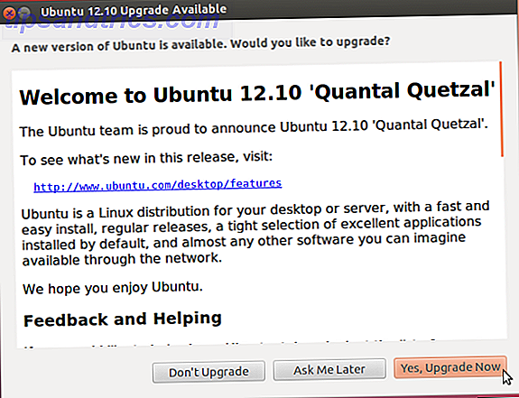 mise à jour d'ubuntu