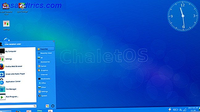 ChaletOS 16 Startmenü