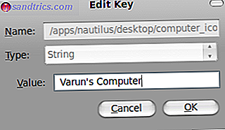 Sådan sættes Home, Computer, Trash-ikoner på Ubuntu Desktop navneudveksling