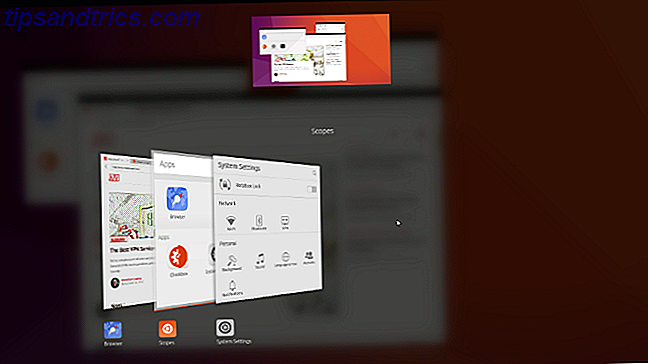 Nel tempo, Unity 8 dovrebbe unificare l'esperienza di Ubuntu su telefoni, tablet e desktop, utilizzando il server di visualizzazione Mir.  Puoi provarli entrambi oggi con Ubuntu 16.10 Yakkety Yak.