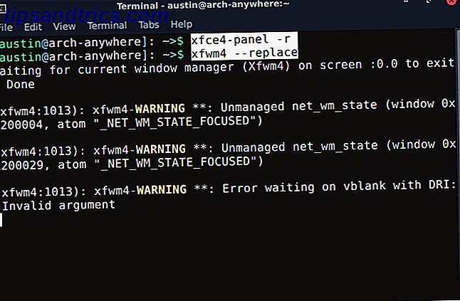 linux xfce uppdatera