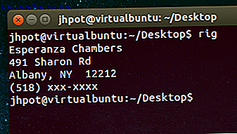 Rig-Ubuntu-Befehlszeile