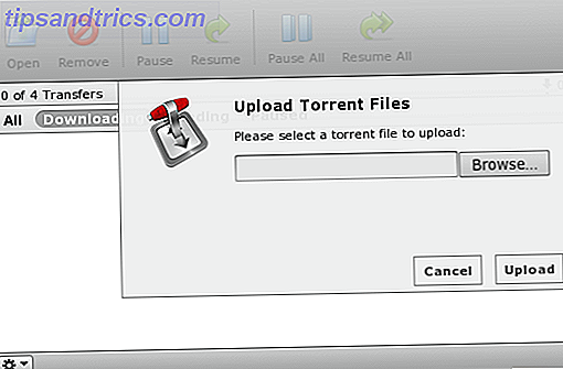 Como Acessar seu Torrent Client & Download Torrents Remotamente captura de tela interface web de transmissão mozilla firefox