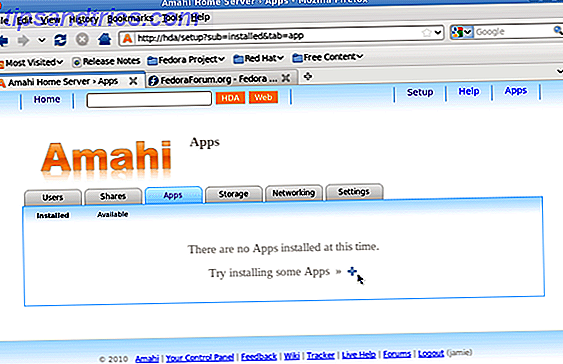 Configurazione di un server Amahi Home - Aggiunta di un'unità al server [Linux] 1 installa le app