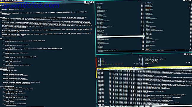 linux desktop miljø awesome vindue manager
