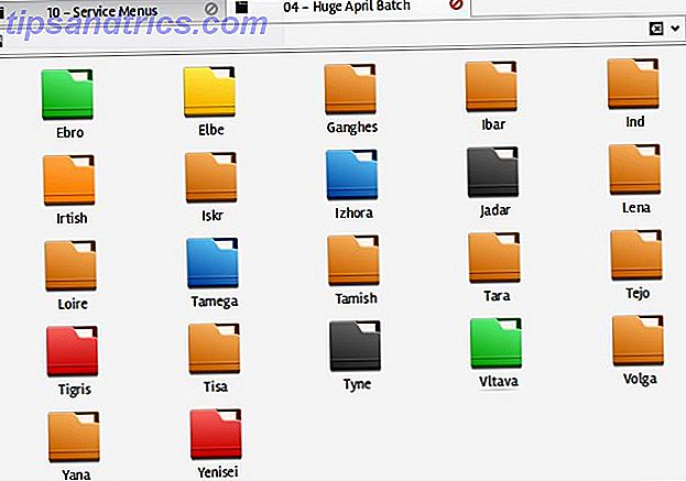 KDE-tjenester-mappe-farge
