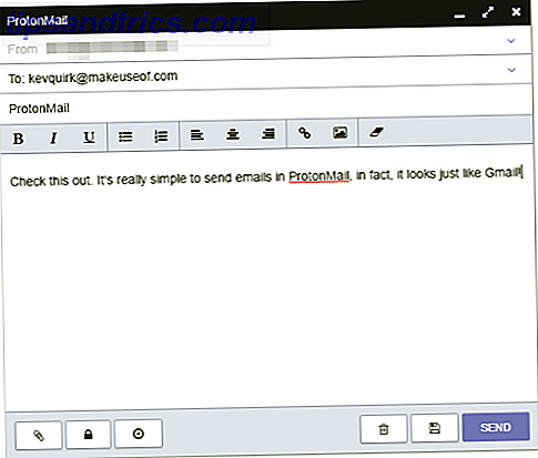 ProtonMail Enviar correo electrónico Ver