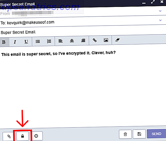Candado de correo electrónico ProtonMail Compose