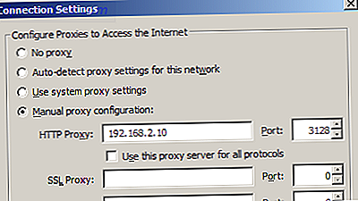 como configurar o servidor proxy no Ubuntu Linux