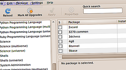 gerenciamento de pacotes do ubuntu