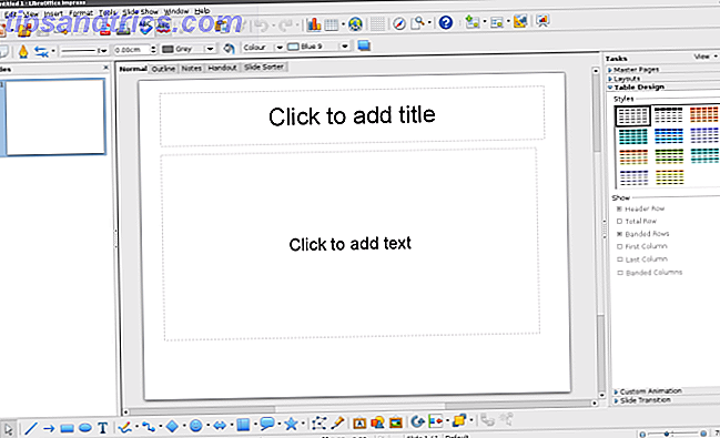 LibreOffice Alternativ til PowerPoint-præsentation