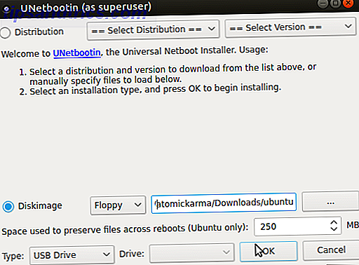 Mantenga una instalación portátil de Ubuntu con usted donde quiera que vaya muo linux live usb unetbootin