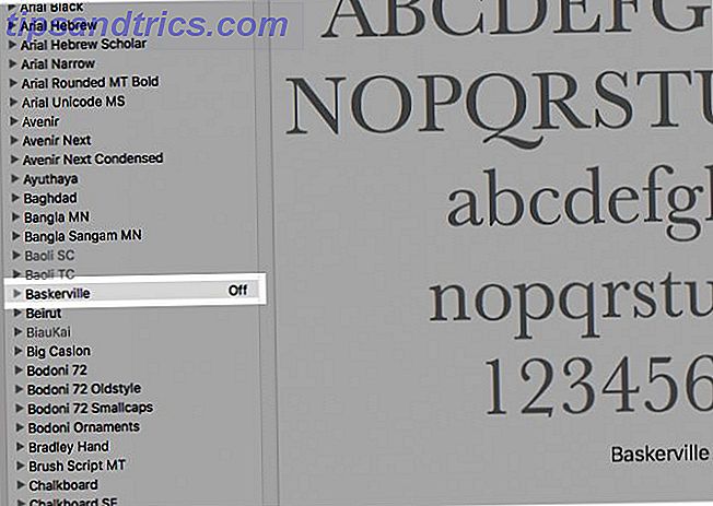 font book mac - deshabilitar o eliminar fuentes