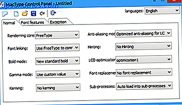 painel de controle windows-font-smoothing-mactype