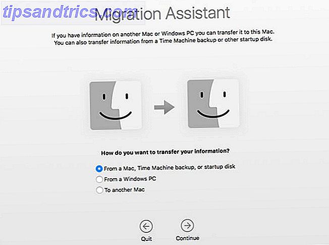 Migrationsassistent in macOS