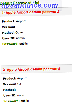 password del database-apple-aeroporto